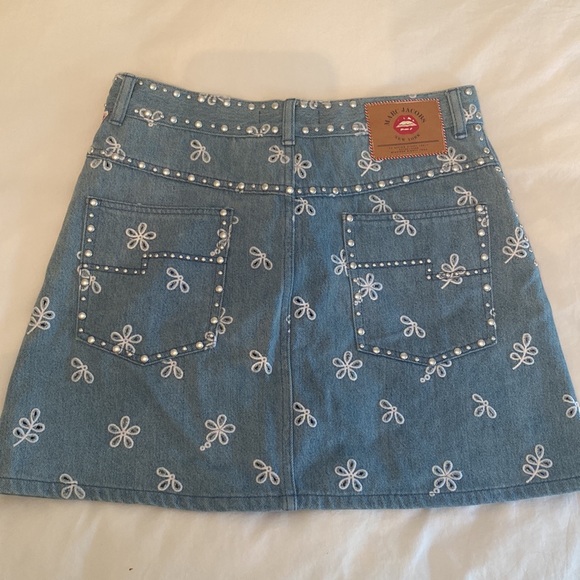NWT Marc Jacobs Denim Mini Skirt size 30 - Picture 9 of 15
